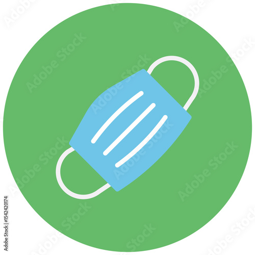 Surgical Mask icon vector image. Can be used for Plastic and Cosmetic Surgery.