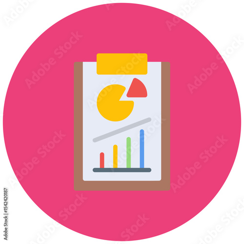 Audit Report icon vector image. Can be used for Business Audit.