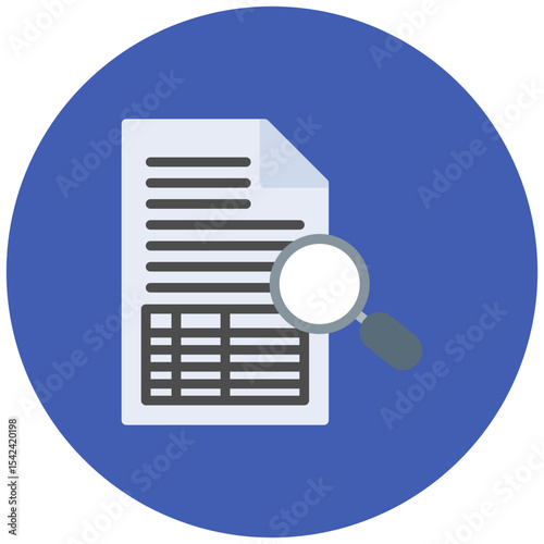 Audit Trail icon vector image. Can be used for Business Audit.