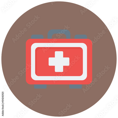 First Aid Kit icon vector image. Can be used for Marathon.