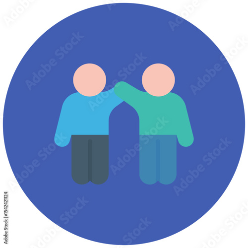 High Five Crowd icon vector image. Can be used for Marathon.