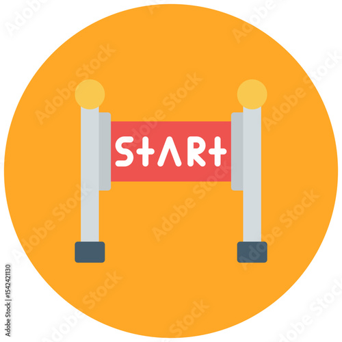 Marathon Banner icon vector image. Can be used for Marathon.