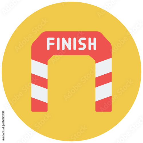 Marathon Arch icon vector image. Can be used for Marathon.