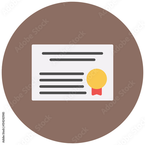 Marathon Certificate icon vector image. Can be used for Marathon.