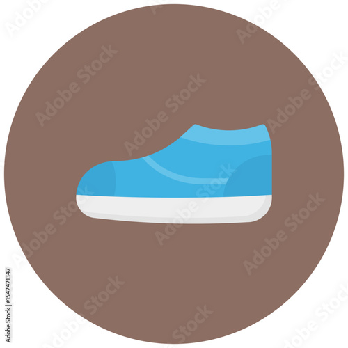 Running Shoes icon vector image. Can be used for Marathon.