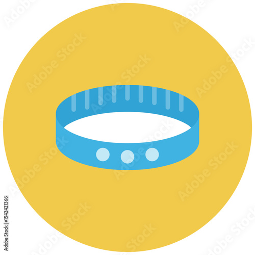 Sweatband icon vector image. Can be used for Marathon.