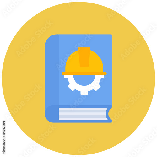 Engineers Notebook icon vector image. Can be used for Engineer in Mechanics.