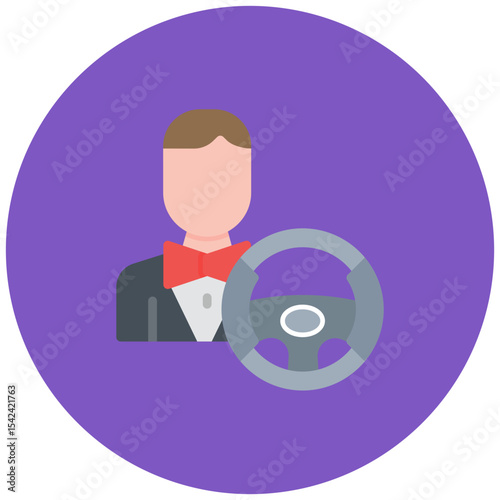 Driver Behavior icon vector image. Can be used for Driving School.