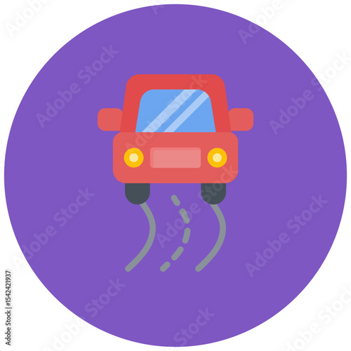 Road Test icon vector image. Can be used for Driving School.