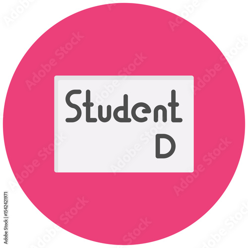 Student Driver icon vector image. Can be used for Driving School.