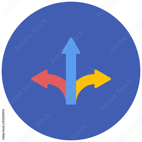 Three-Point Turn icon vector image. Can be used for Driving School.