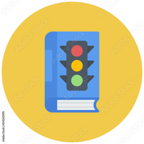 Traffic Rules icon vector image. Can be used for Driving School.