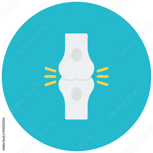 Bursitis icon vector image. Can be used for Body Ache.