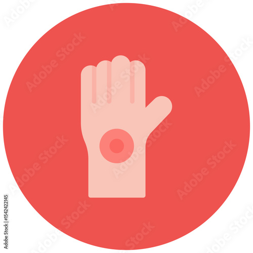 Carpal Tunnel Syndrome icon vector image. Can be used for Body Ache.