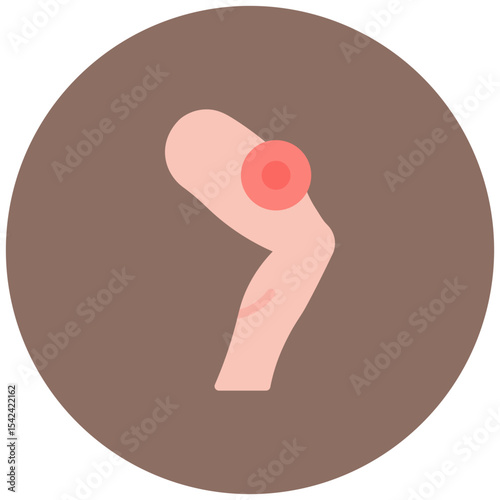 Hip Pain icon vector image. Can be used for Body Ache.