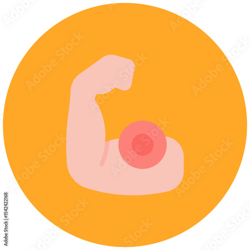 Muscle Strain icon vector image. Can be used for Body Ache.