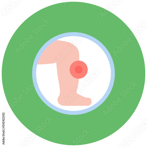 Stiffness icon vector image. Can be used for Body Ache.