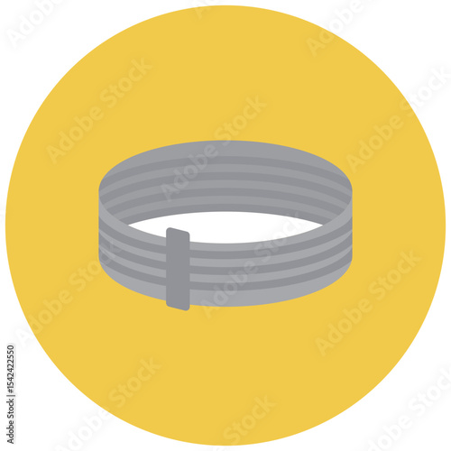 Metal Wire icon vector image. Can be used for Crafting.