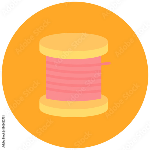 Thread icon vector image. Can be used for Crafting.