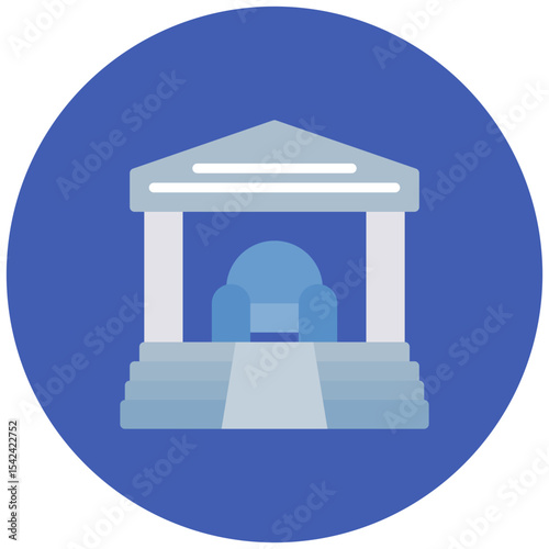 Concert Venue icon vector image. Can be used for Rock and Roll.