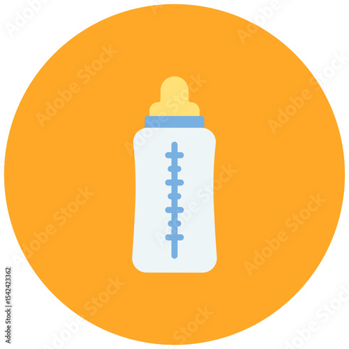 Baby Bottle icon vector image. Can be used for Raising Children.