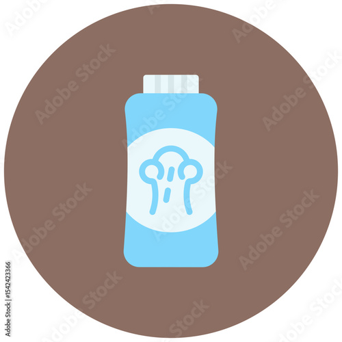 Baby Powder icon vector image. Can be used for Raising Children.