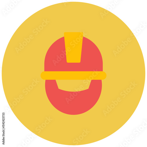 Firefighter Helmet icon vector image. Can be used for Rescue And Response.