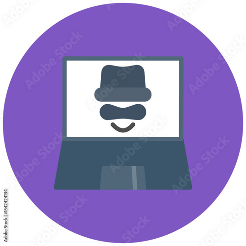 Hacker icon vector image. Can be used for Information Security.