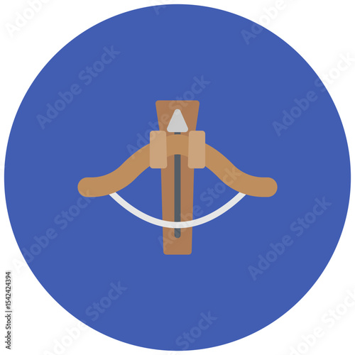 Crossbow icon vector image. Can be used for Mining And Crafting.
