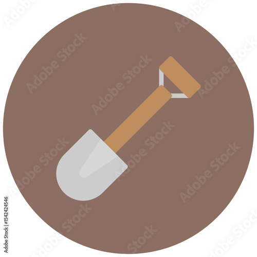 Shovel icon vector image. Can be used for Mining And Crafting.
