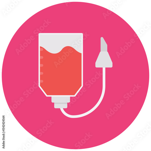 Blood Transfusion Bag icon vector image. Can be used for Psychiatric Hospitals.