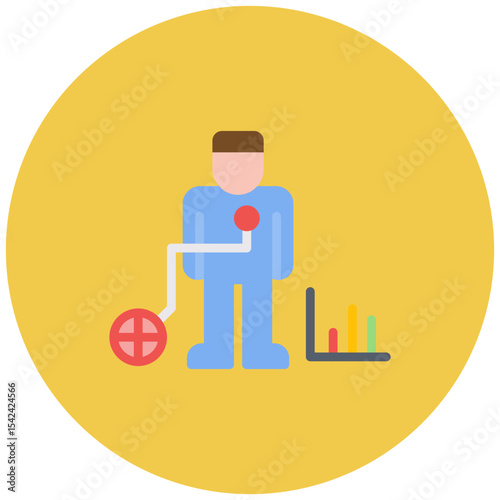 Clinical Trials icon vector image. Can be used for Psychiatric Hospitals.