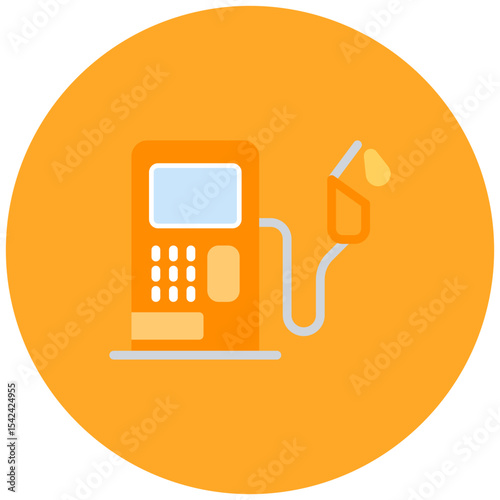 Gas Station icon vector image. Can be used for Oil And Gas.