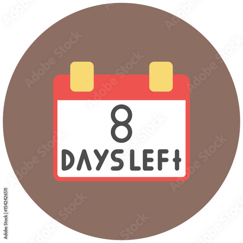 Anniversary Countdown icon vector image. Can be used for Anniversary.