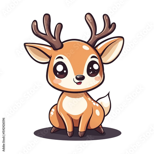 Wallpaper Mural Cute Baby Deer Fawn Mascot Logo Torontodigital.ca