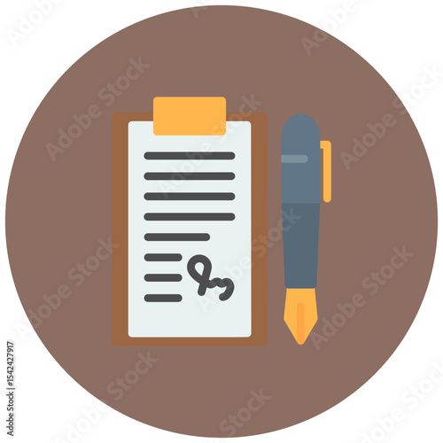 Petition icon vector image. Can be used for Protesting and Civil Disobedience.