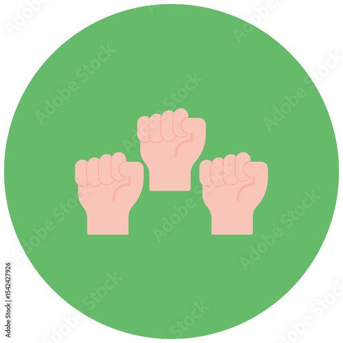 Protest icon vector image. Can be used for Protesting and Civil Disobedience.