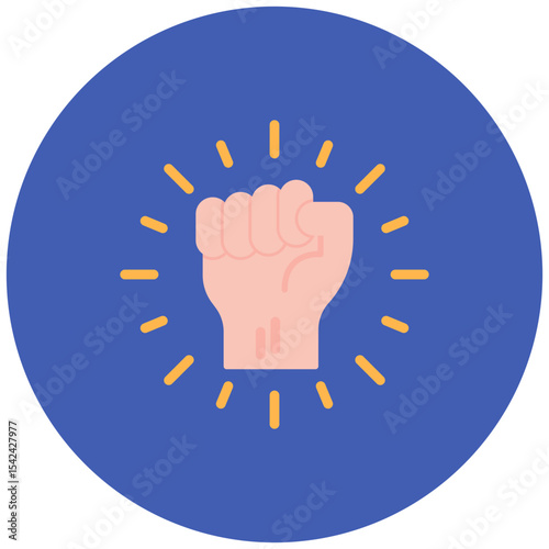 Revolution icon vector image. Can be used for Protesting and Civil Disobedience.