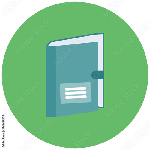 Cover icon vector image. Can be used for Literature.