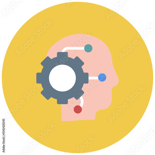 Critical Thinking icon vector image. Can be used for Literature.