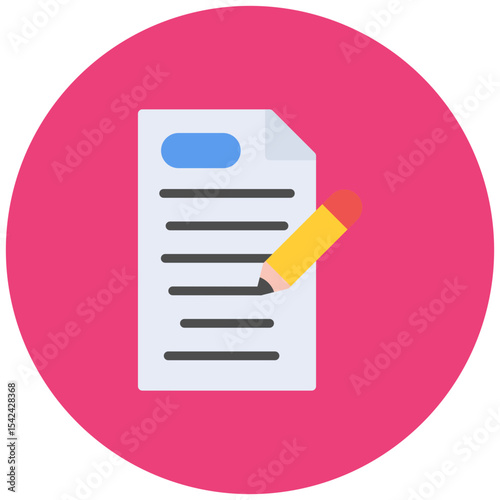 Draft icon vector image. Can be used for Literature.