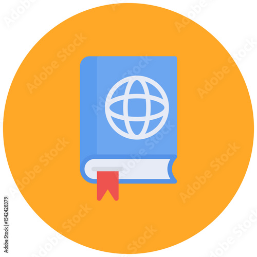 Encyclopedia icon vector image. Can be used for Literature.