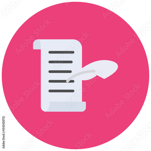 Poetry icon vector image. Can be used for Literature.