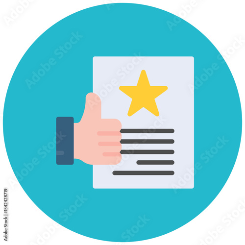 Recommendation icon vector image. Can be used for Literature.