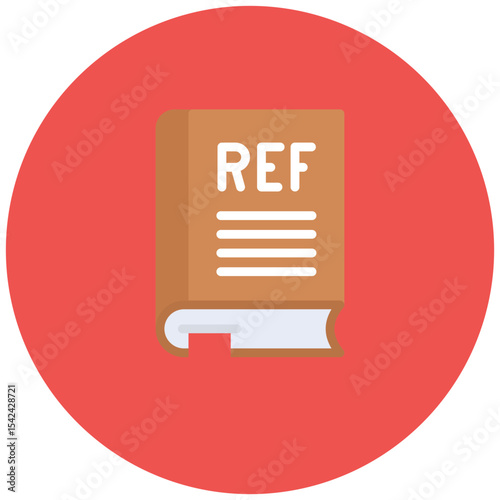 Reference icon vector image. Can be used for Literature.