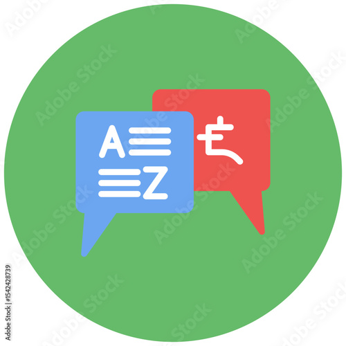 Translation icon vector image. Can be used for Literature.