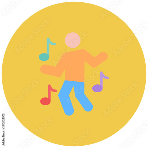 Enjoy icon vector image. Can be used for Lifestyles.