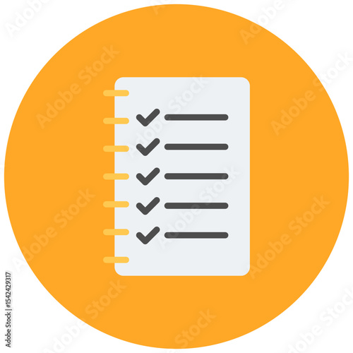 To-Do List icon vector image. Can be used for Lifestyles.