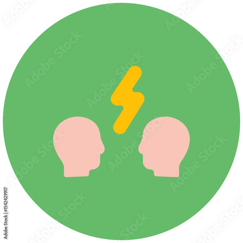 Conflict icon vector image. Can be used for Filmmaking.