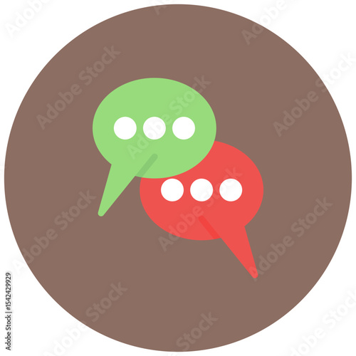 Dialogue icon vector image. Can be used for Filmmaking.